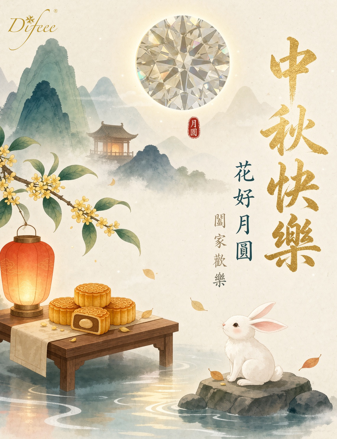人月兩團圓,中秋節快樂