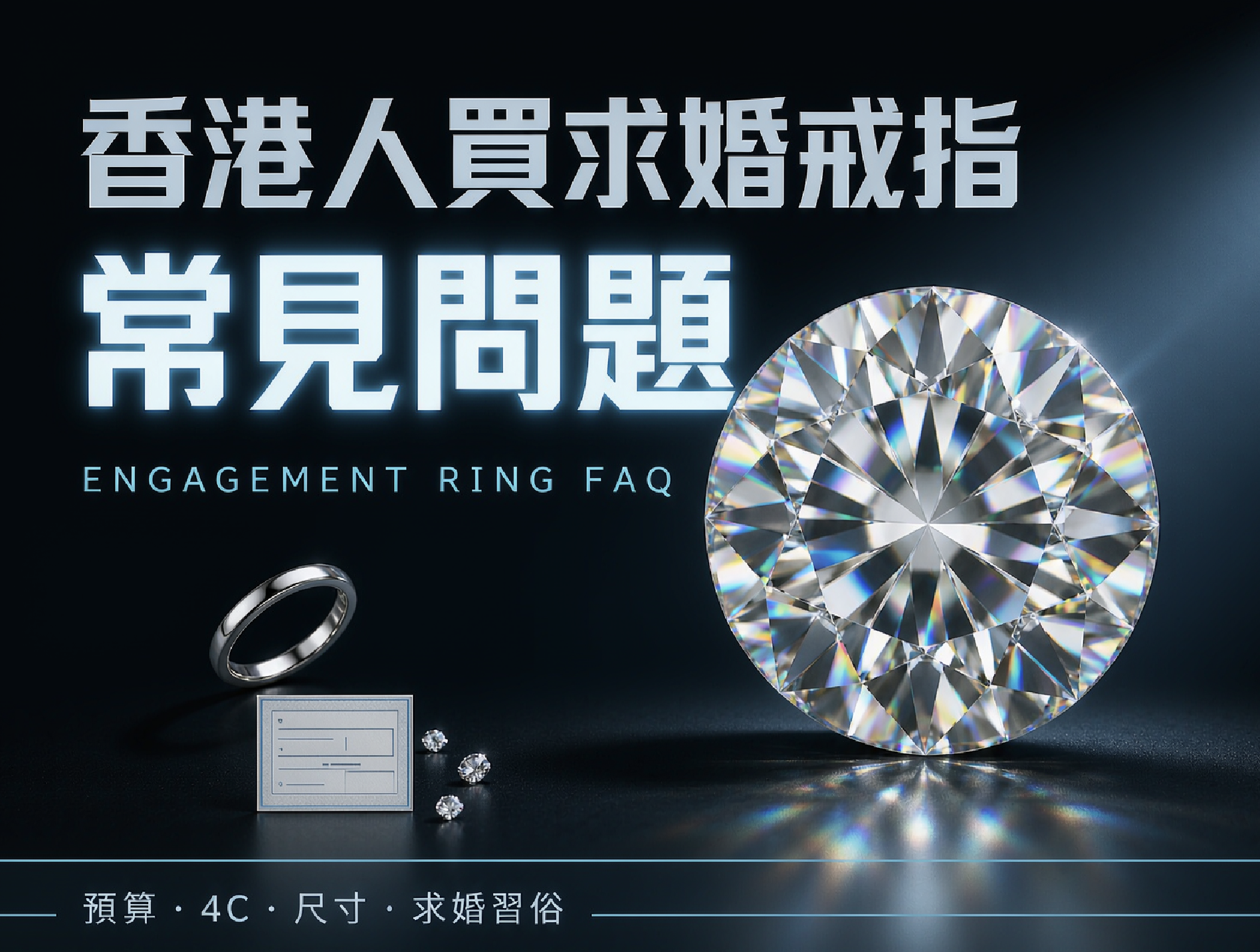 狄菲的問與答香港人想買求婚戒指,通常會問咩問題?